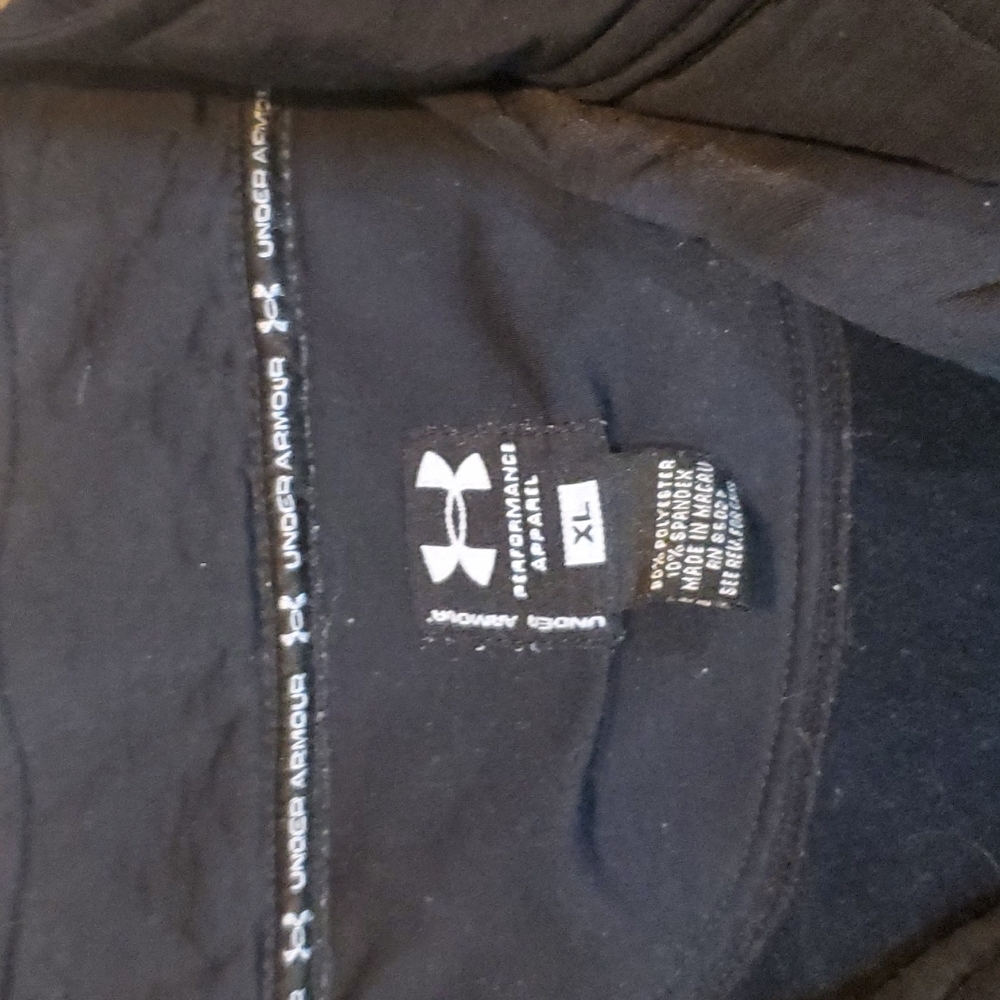 Under Armour Performance Quarter Zip Pull Over, B… - image 2